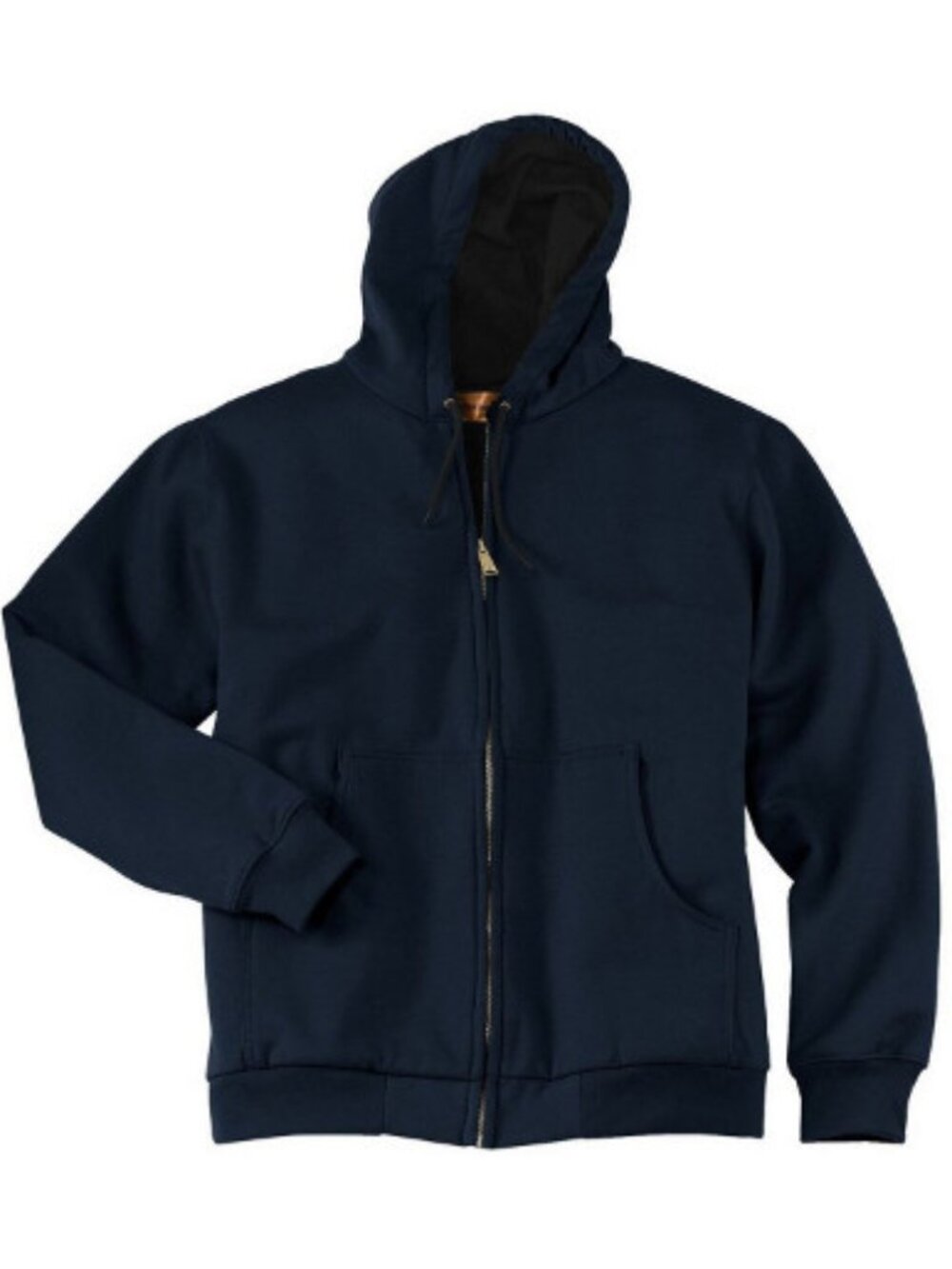 CornerStoneDuck Cloth Hooded Work Jacket. J763H - Navy